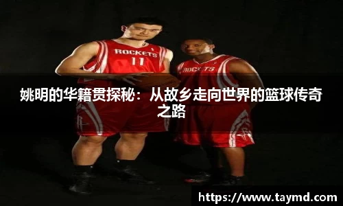 姚明的华籍贯探秘：从故乡走向世界的篮球传奇之路